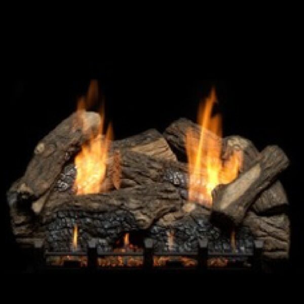 Monessen Berkley Oak Refractory Log Set with Natural Blaze Burner