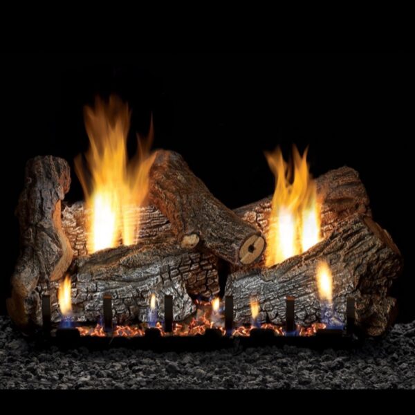 White Mountain Hearth Sassafras Logs and Slope Glaze Burner